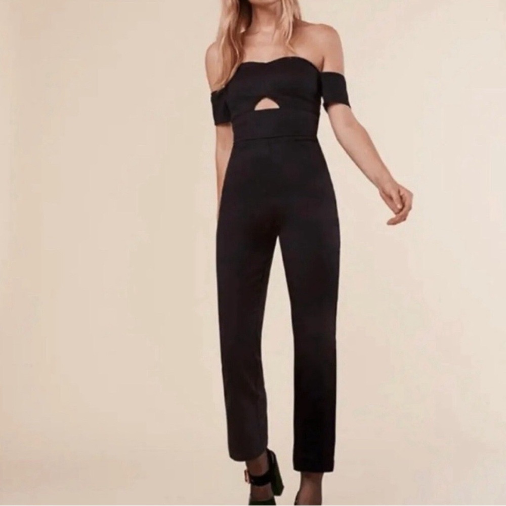 Reformation Jumpsuit Black 6